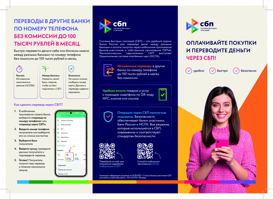 Оплачивайте и переводите деньги через СБП
