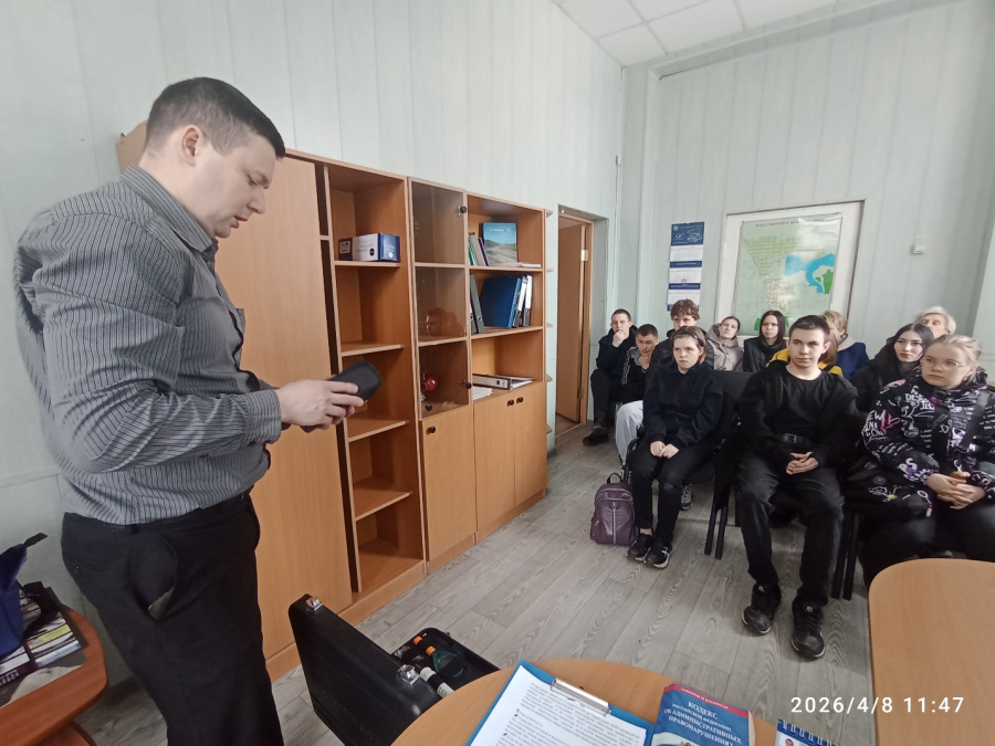 Пропагандистская акция для студентов ГБПОУ «Кизеловский политехнический техникум».